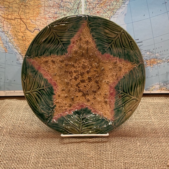 Griffin, Smith & Hill Other - Etruscan Majolica (Griffin, Smith & Hill) Cauliflower Plate 9”